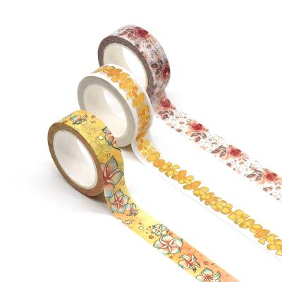China Good Quality Waterproof Letters Grid Japanese Holographic Washi Tape Bulk Manufacturer for sale