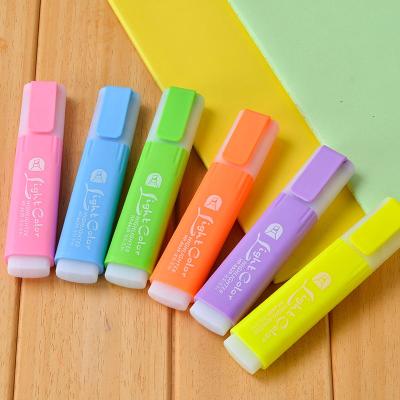 China Highlighter Bar School Office Supply Novelty Shaped Customization Stationery Fluorescent Paint Highlighting Writing Highlighter Bar Pe Marker Pen Sets for sale