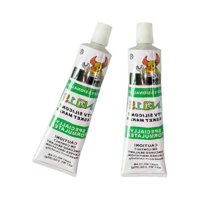 China Transparante oliebestendigheid RTV siliconen afdichtmiddel voor motorfietscomponent Te koop