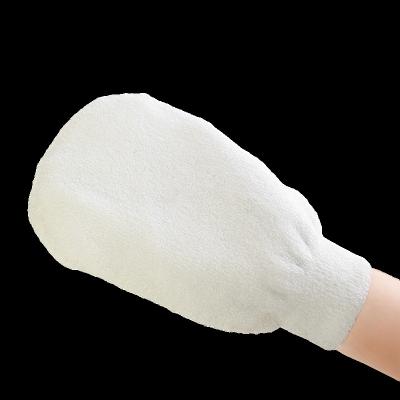 China Microfiber Makeup Remover Mitt Reusable Facial Cleansing Cloth Remove With Water Waterproof Mascara Natural and Chemica en venta
