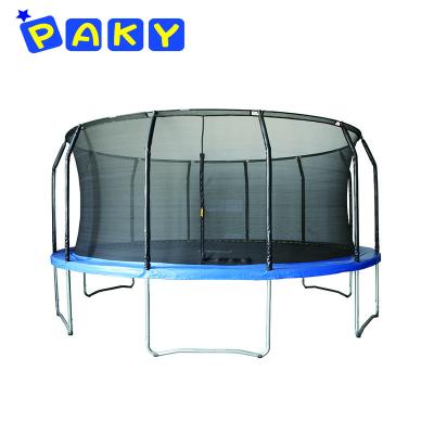 China Large Cheap Furniture 16FT Outdoor Kids Trampoline With Combo Safety Net for sale