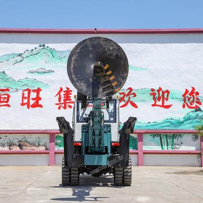 China Construction works Wheel And Crawler Full Screw Bored Hydraulic Ground Type Pile Drilling Rig Machine for sale