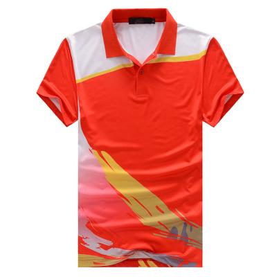 China Anti-wrinkle 100% Polyester Sports Clothing White Custom Mens Golf Polo Shirt Manufacture Wholesale for sale