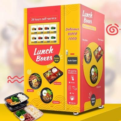 China Hot Food Vending Machine Your Customers Favorite Choice for Quick and Hot Food for sale