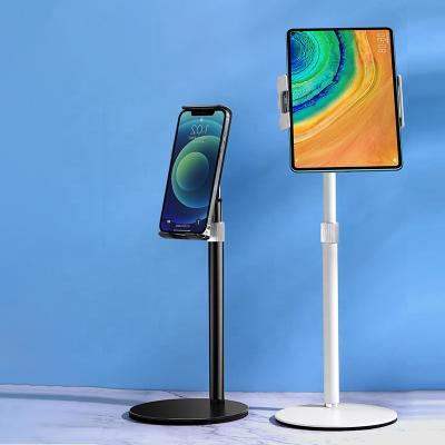 China Adjustable Metal Desktop Tablet Holder Table Cell Foldable Extend Support Desk Mobile Phone Holder Stand For iPhone iPad Adjustable for sale
