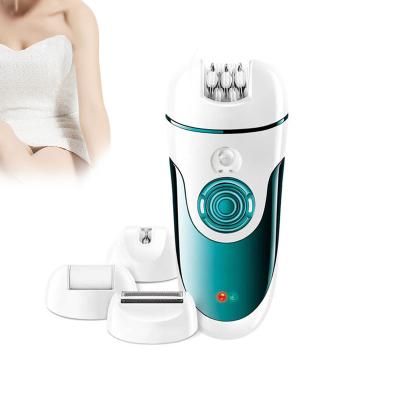 China Wholesale Outdoor Low Speed Electric Bikini Epilator Lady Rechargeable Hair Removal Shaving Epilator for sale