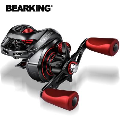 China LEFT HAND BEARKING 8+1BB Drag 7.3:1 High Speed Baitcasting 8KG Fishing Reinforced Reel Drag Reel Carp Drag Reel Fishing for sale