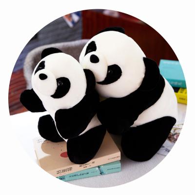 China Custom Plush Panda Plush Toy Peluches De Animales Stuffed Animals New Soft Kawaii Realistic Cute Plush Design for sale