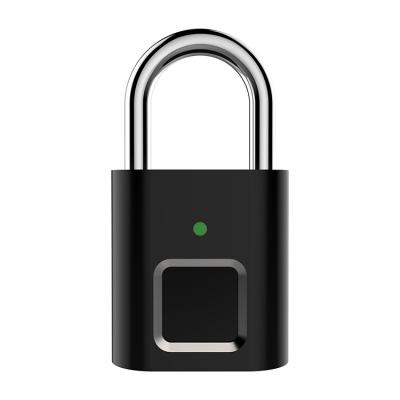 China Compact Smart Hotel Luggage Case Bag Padlock Keyless Fingerprint Lock for sale