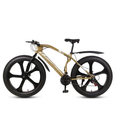China ROYAL ROYAL Fat Tire Bicycle 26 Inch Fat Snow Tire Mountain Bike 5 Knife Wheel 21Speed Adult Variable Cycling Speed Sports for sale