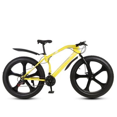 China Adult Mountain Bike 5 Wheel ROYAL Big Snow Tire Steel 21Speed 26 Inch Fat Tire Bicycle Cycling Sports for sale