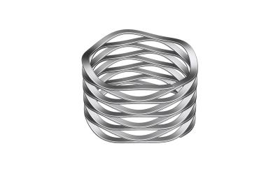 China Carton / Stainless Steel Multi-Wave Compression Spring-Wave Springs Standard 60mm for sale