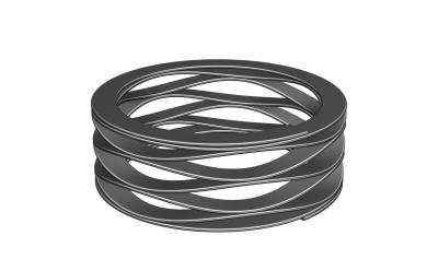 China Multi Wave Springs Wavy Compression Springs With Plain Ends Stainless Steel for sale
