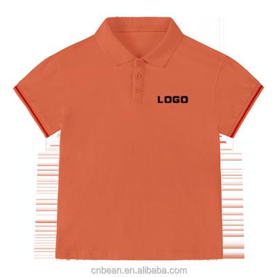 China Preppy Kids Girls Clothing Polo Shirts Fashion Short Sleeves Summer New Style Anti-Shrink Shirts for sale