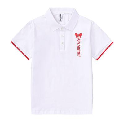 China Short Sleeve Fine Quality Soft Short Sleeve Leisure Knit Print Girls T-Shirts Polo Shirts for sale