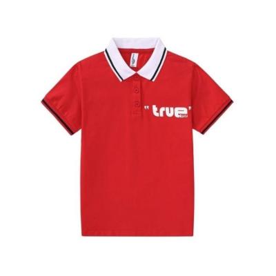 China Customizable Short Sleeve T-shirt Skin Friendly Shirt Kids Low Sleeve Kids Shirt Uniform Polo Cotton Shirt Premium Designer for sale