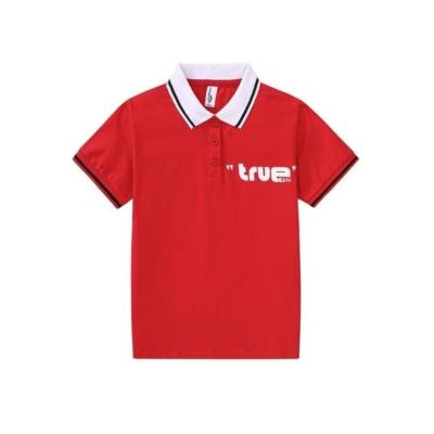 China China Supplies Short Sleeve Comfortable Shirt Children Short Sleeve Shirts Children Cotton Knit Polo Shirts Uniform for sale