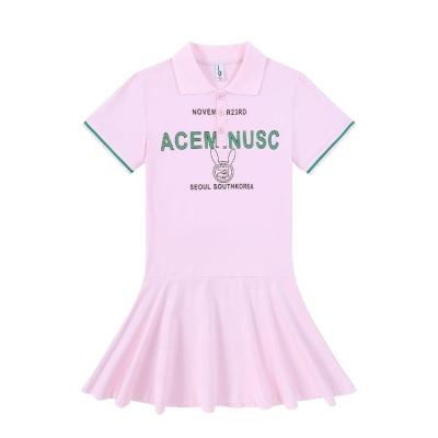 China Low price temperament cotton casual dress low price running dress summer children children clothes girls dress for sale