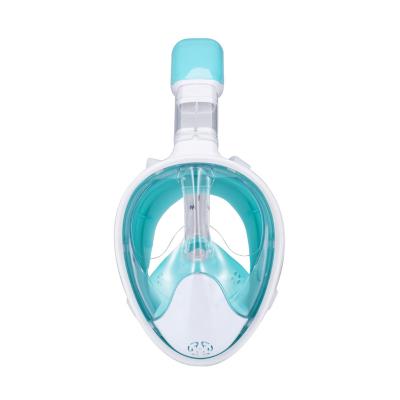 China Wholesale Custom Silicone Diving Mask Anti - Fog Snorkel Set 180 Degree Snorkel Mask Full Face For Adult for sale