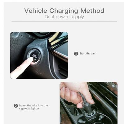 China The Other YESTGD 12V Car Tire Inflator Air Compressor Tire Pump Electric Cordless Portable Rechargeable Pump Smart Mini Car Air Pump for sale