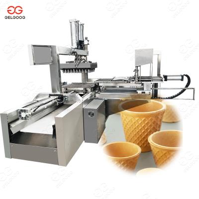 China Snack Factory GG120F Wafer Ice Cream Cone Making Machine Ice Cream Cup Forming Machine for sale