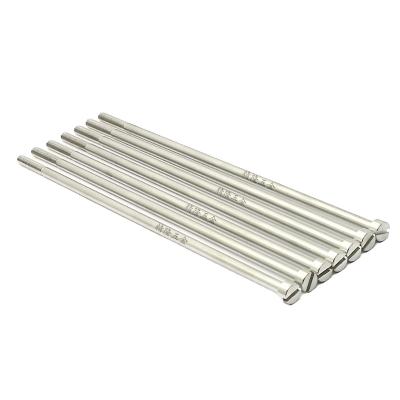 China Non-Standard Customized Pan Extra Long Slotted Screw Stainless Steel M3456 Thin Cup Head Screw for sale