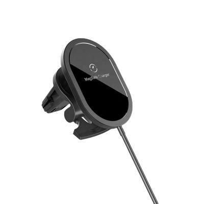 China Hot Selling High Speed QI 15W 10W Induction Qi Wireless Charger Car Fast Automatic Wireless Phone Holder Charger for sale