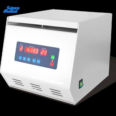 China Hospital Clinical Tabletop Screen High Speed 4x100ml LED Digital Centrifuge for sale