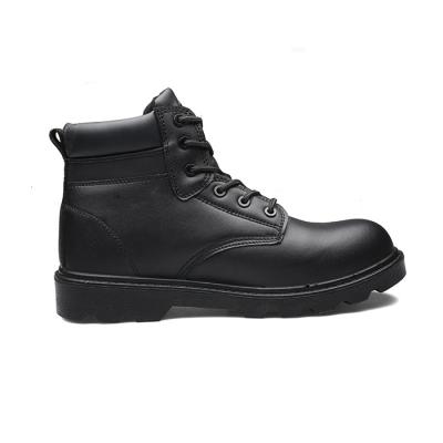 China Electrician waterproof pu material work safety boots Steel Work Boots GENUINE LEATHER for sale