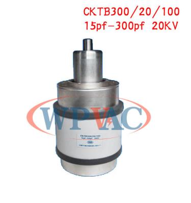 China condensador variable CKTB300/20/100 del vacío de 15~300pf 20KV para los paneles solares usando en venta