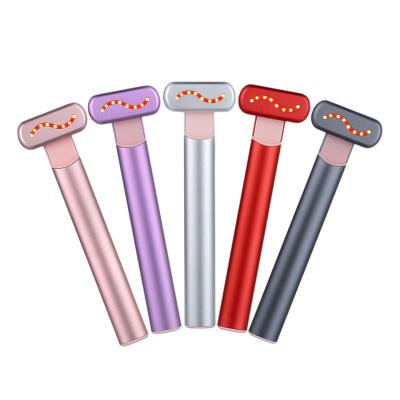 China Wrinkle Remover Solawave 4-in-1 LED Therapy Beauty Wand Red Light Facial Therapy For Face Vibrator Massage Professional Rotating Electric Wand for sale