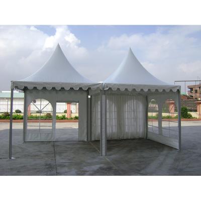 China Canopy Tents 3x3m 4x4m 5x5m 6x6m Stretch Elastic New Pagoda Tent And Marquee Outdoor Wedding Party Tent for sale