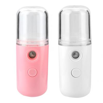 China Skin Care Device Women Rechargeable Nano Mist Mini Facial Electric DEEP CLEANSING Sprayer for sale