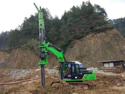 Cina Mucchio annoiato a terra del foro della stalla che determina colore verde Max. Drilling Diameter 1200 millimetro Max. Drilling Depth della macchina KR50A 24 m. in vendita