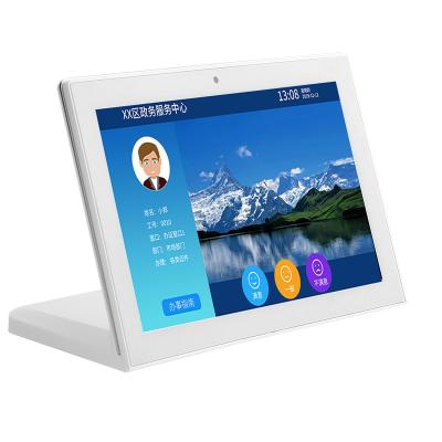 중국 비즈니스 애플리케이션을 위한 RJ45 POE 및 HDMI와 함께 프로페셔널 L형 10.1인치 포트레이트 안드로이드 터치 스크린 디스플레이 판매용