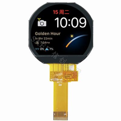 Chine 1,22 » écrans 240x204 de TFT LCD pointillent écran de TFT LCD d'interface de SPI d'angle de visualisation d'IPS de forme ronde le plein à vendre