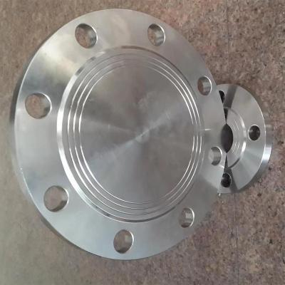 China Flat Pipe Plate Industrial 150#-1500# Blind Flange CuNi 70/30 Copper Nickel Round Metal Flange en venta