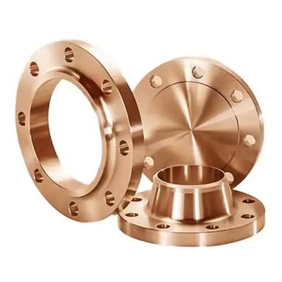China Copper Nickel Cu-Ni 90/10 Uns C70600 RF Flange 300# Welding Neck Flanges with Packaging Wooden Box for sale