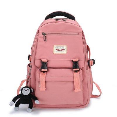 China Primary school waterproof fabric satchel backpack large capacity high school student backpack female nylon water repellent for sale