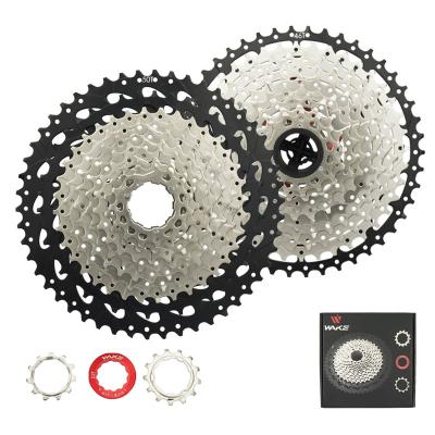 China Steel 11 Speed Cassette For Road Bike 11-25/28/32/36/40/42/46/50/52T 11 Speed Cassette Flywheel Fit For Road Bike WAKE Flywheel MTB/Road for sale