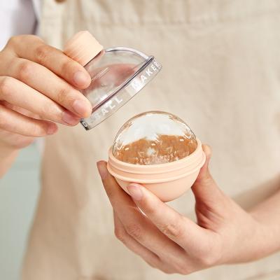 Cina Fai da te senza perdite Piatti di ghiaccio in silicone facile rilascio Grande rotondo per magico whisky ghiaccio in vendita