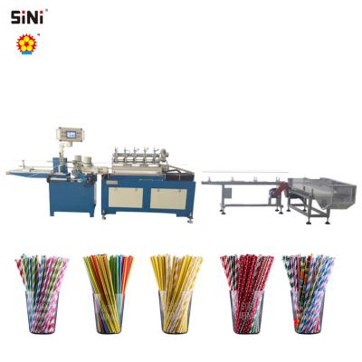 China Machinery Repair Shops Sini Mc510 High Speed Multi Cutters Drinking Paper Straw Making Machine for sale