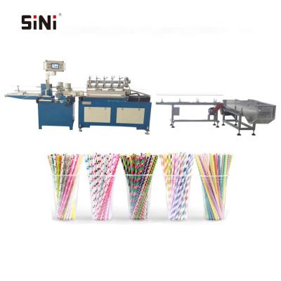 China Factory SINI High Speed Multi-Cutters Paper Potable Straw Making Machine High Speed for sale