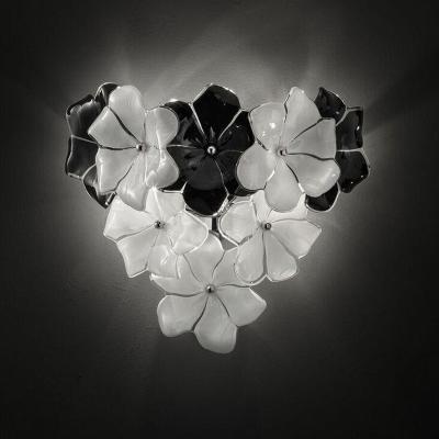 China Modern Interior decoration villa corridor bedroom bedside wall lamp art glass wall sconce For home for sale