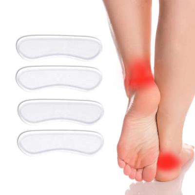 China Heel Pad Heel Grips Silicone Foot Care Back Heel Lining Pads Gel Cushion Shoes Grip Insoles Pads HA00401 for sale