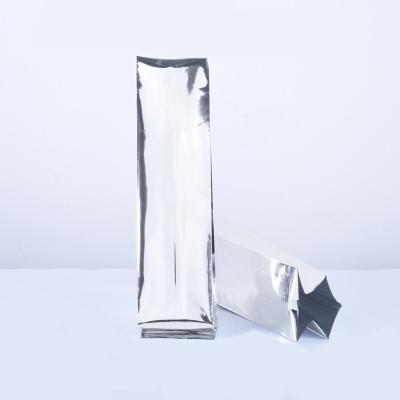 China Moisture Proof Strip Coating Accordion Style Design Aluminum Foil Bag For Coffee Powder Nut And Cores for sale