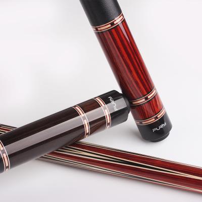 China 2019 North American Butt 8 Ball Inlay Ebony Wood Shaft Butt 8 Ball New Arrival Tecnologia Maple Kit Fury Pool Game Handmade Billiard Cue Stick for sale