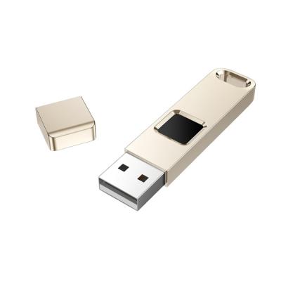 China Easiest and Most Security to Acess Your Encrypted Files 0.2 Seconds High-Speed IDs Encrypted Instant Full Capacitive Matel Support Higher Version Fingerprint U Disk for sale