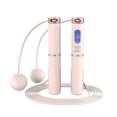 China High Quality Durable Electric Smart Full Body Fitness Exercise Jump Rope Control Wireless Speed Counting Skipping Rope Skipping Rope With Counter for sale