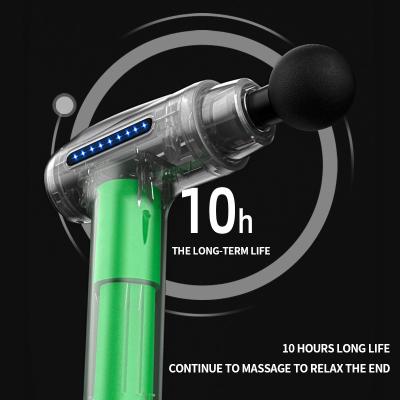 China Electric Body 30 Speed Percussion Tissue Muscle Deep Gun Muscle Massager USB Body Relaxation Slimming Shaping Deep Fascia Massage Gun for sale